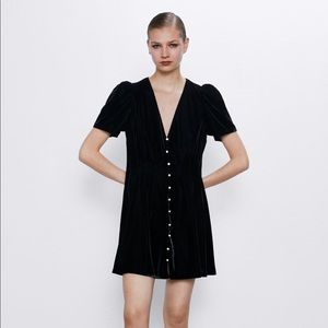 Zara Velvet Mini Dress
